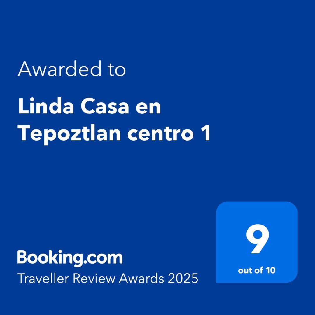 Linda Casa En Tepoztlan Centro 1 Villa Exterior photo
